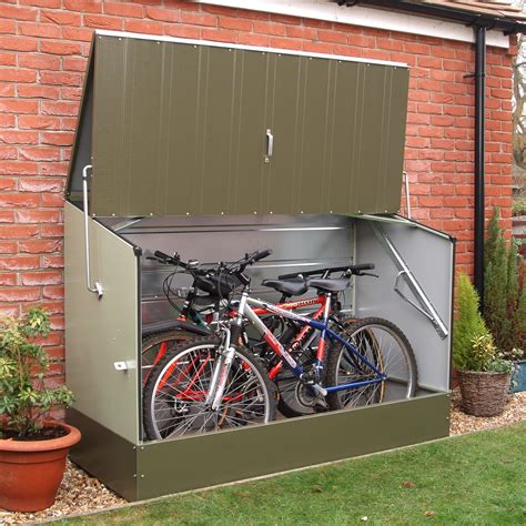 metal bike storage shed